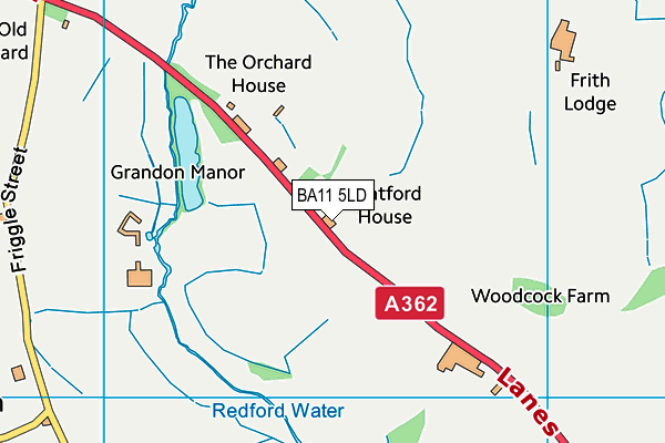 BA11 5LD map - OS VectorMap District (Ordnance Survey)