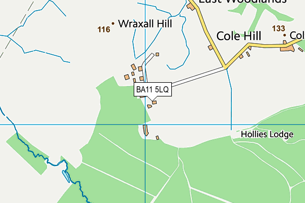 BA11 5LQ map - OS VectorMap District (Ordnance Survey)