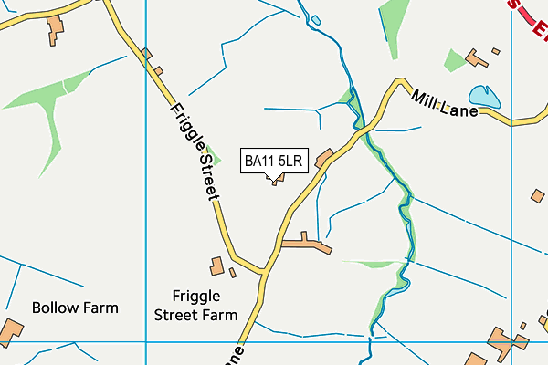 BA11 5LR map - OS VectorMap District (Ordnance Survey)