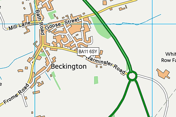 BA11 6SY map - OS VectorMap District (Ordnance Survey)