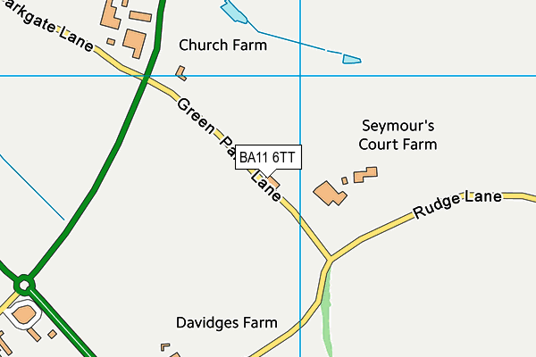 BA11 6TT map - OS VectorMap District (Ordnance Survey)