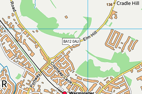 West Wiltshire Golf Club map (BA12 0AU) - OS VectorMap District (Ordnance Survey)