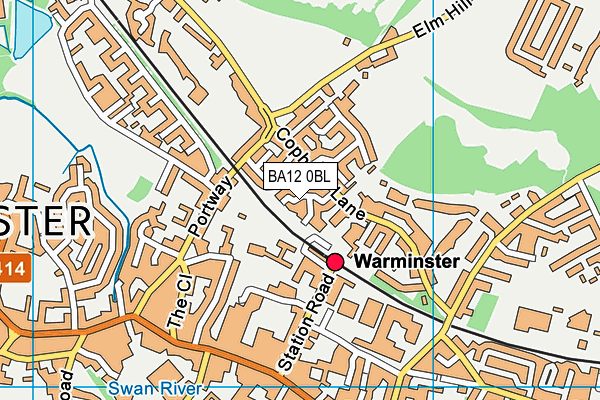 BA12 0BL map - OS VectorMap District (Ordnance Survey)