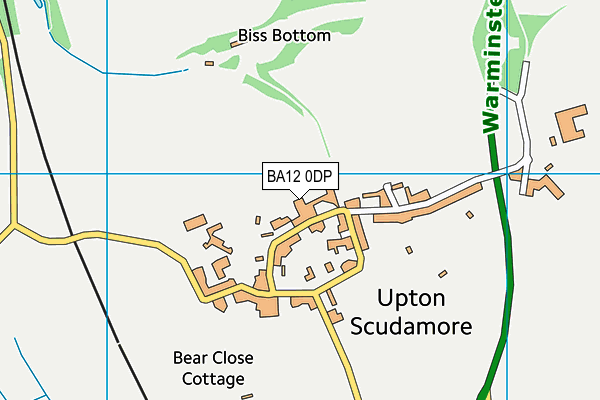BA12 0DP map - OS VectorMap District (Ordnance Survey)