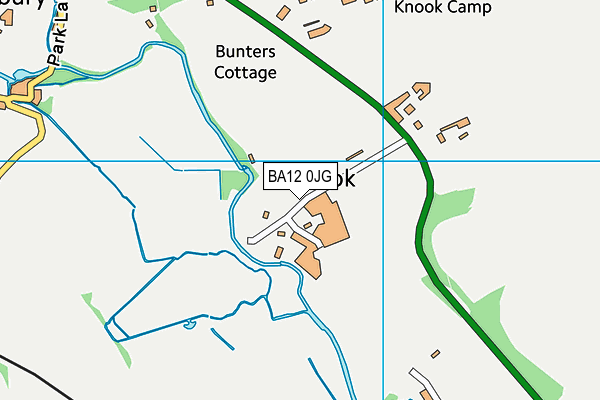 BA12 0JG map - OS VectorMap District (Ordnance Survey)