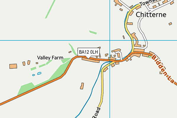 BA12 0LH map - OS VectorMap District (Ordnance Survey)