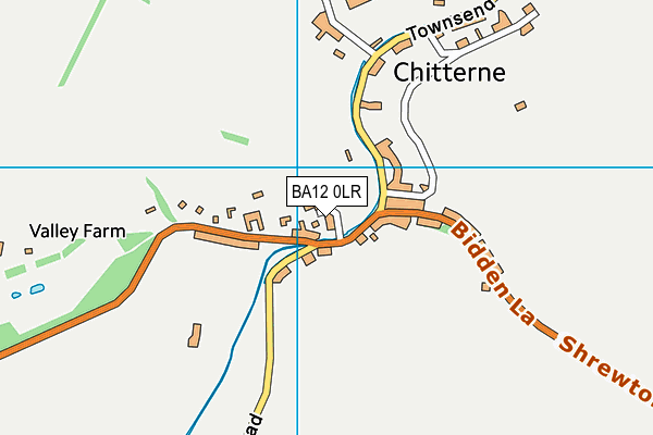 BA12 0LR map - OS VectorMap District (Ordnance Survey)