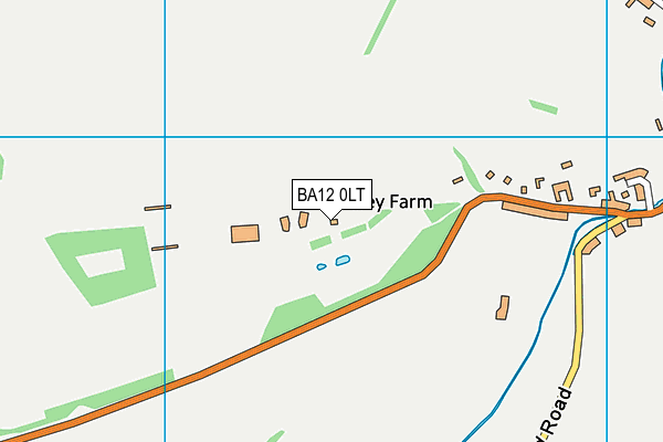 BA12 0LT map - OS VectorMap District (Ordnance Survey)