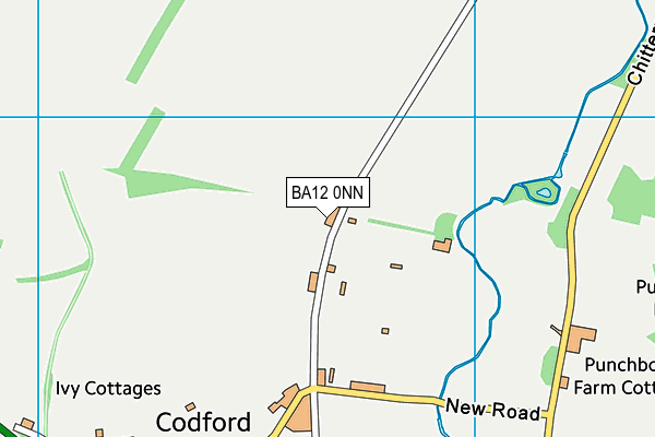 BA12 0NN map - OS VectorMap District (Ordnance Survey)