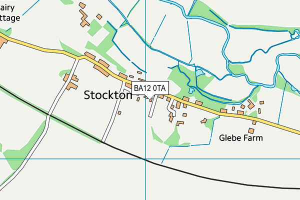 BA12 0TA map - OS VectorMap District (Ordnance Survey)