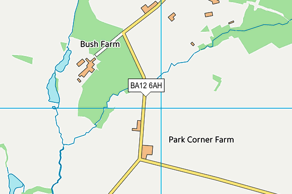 BA12 6AH map - OS VectorMap District (Ordnance Survey)