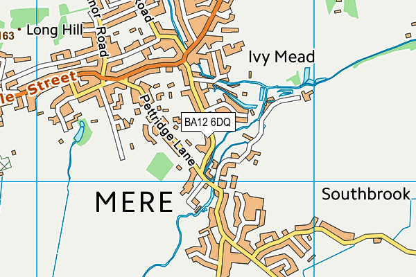 BA12 6DQ map - OS VectorMap District (Ordnance Survey)