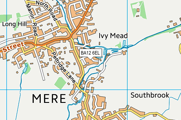 BA12 6EL map - OS VectorMap District (Ordnance Survey)