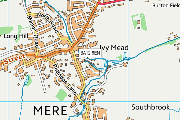 BA12 6EN map - OS VectorMap District (Ordnance Survey)