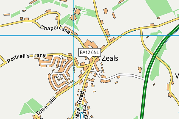 Whitesheet Church of England Primary Academy map (BA12 6NL) - OS VectorMap District (Ordnance Survey)
