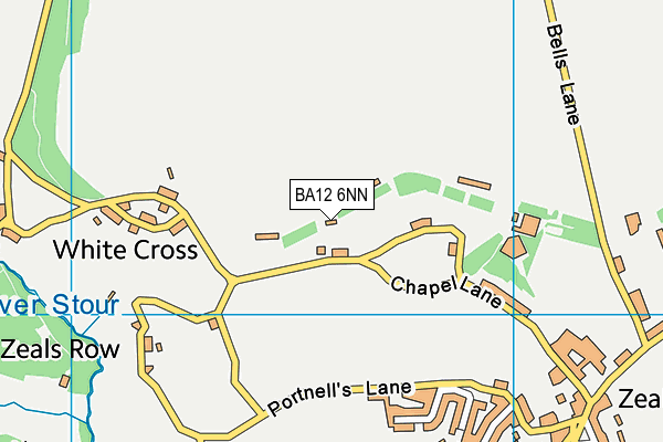 BA12 6NN map - OS VectorMap District (Ordnance Survey)