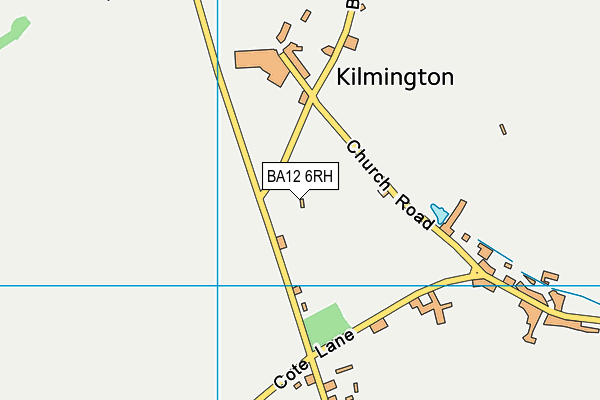 BA12 6RH map - OS VectorMap District (Ordnance Survey)