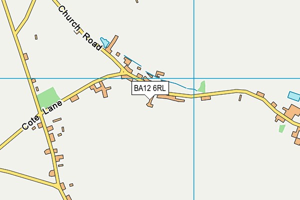BA12 6RL map - OS VectorMap District (Ordnance Survey)