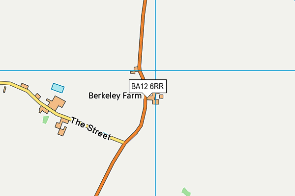 BA12 6RR map - OS VectorMap District (Ordnance Survey)