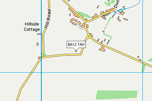 BA12 7AH map - OS VectorMap District (Ordnance Survey)