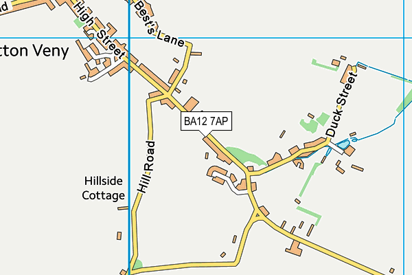 Alexander Memorial Field map (BA12 7AP) - OS VectorMap District (Ordnance Survey)