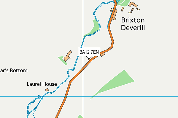 BA12 7EN map - OS VectorMap District (Ordnance Survey)