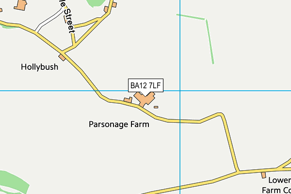 BA12 7LF map - OS VectorMap District (Ordnance Survey)