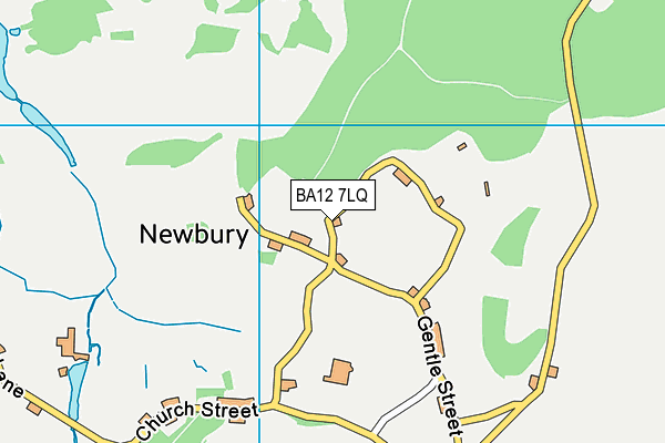 BA12 7LQ map - OS VectorMap District (Ordnance Survey)