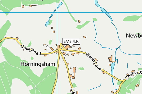 BA12 7LR map - OS VectorMap District (Ordnance Survey)