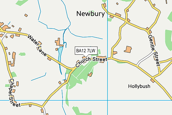 Horningsham Primary School map (BA12 7LW) - OS VectorMap District (Ordnance Survey)