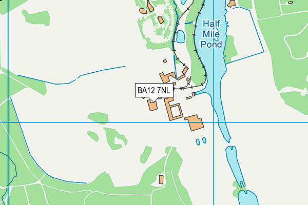 BA12 7NL map - OS VectorMap District (Ordnance Survey)