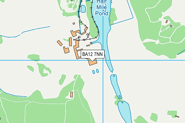 BA12 7NN map - OS VectorMap District (Ordnance Survey)