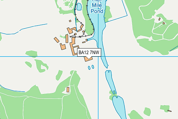 Windhill Bike Park map (BA12 7NW) - OS VectorMap District (Ordnance Survey)
