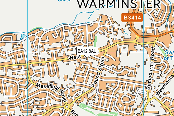 BA12 8AL map - OS VectorMap District (Ordnance Survey)