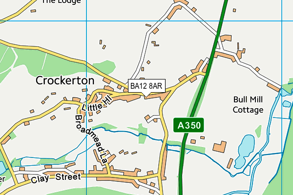 BA12 8AR map - OS VectorMap District (Ordnance Survey)