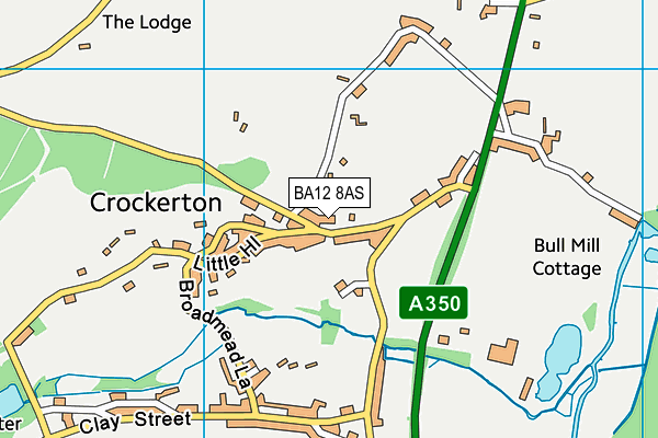 BA12 8AS map - OS VectorMap District (Ordnance Survey)