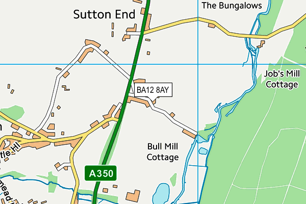 BA12 8AY map - OS VectorMap District (Ordnance Survey)