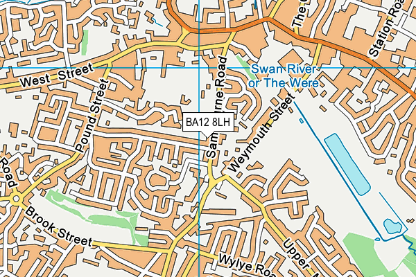 BA12 8LH map - OS VectorMap District (Ordnance Survey)