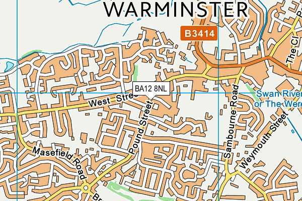 BA12 8NL map - OS VectorMap District (Ordnance Survey)