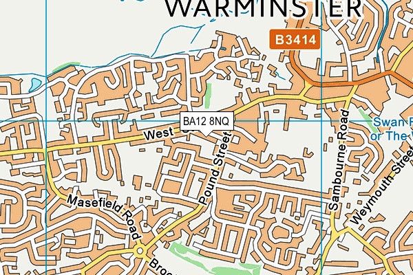 BA12 8NQ map - OS VectorMap District (Ordnance Survey)