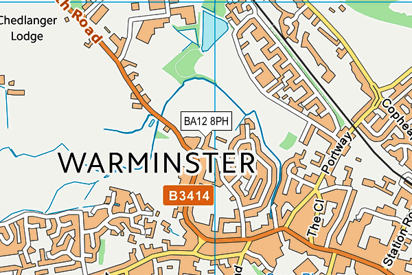 BA12 8PH map - OS VectorMap District (Ordnance Survey)