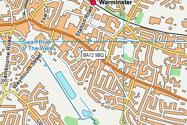 BA12 9BQ map - OS VectorMap District (Ordnance Survey)