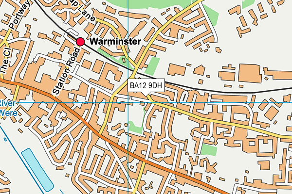 BA12 9DH map - OS VectorMap District (Ordnance Survey)