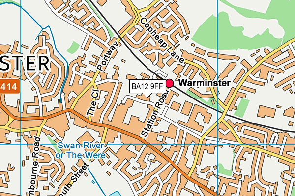 BA12 9FF map - OS VectorMap District (Ordnance Survey)