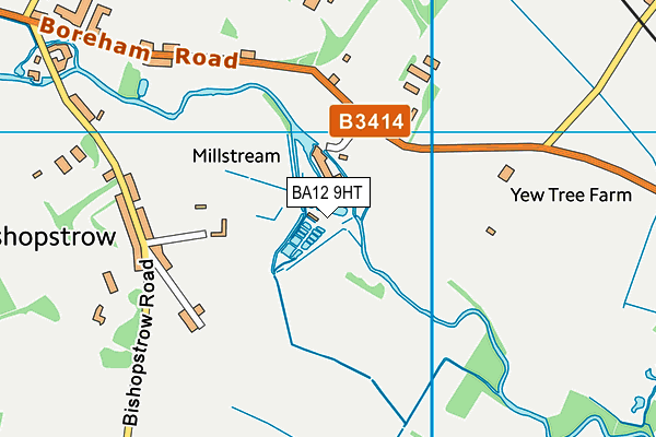 BA12 9HT map - OS VectorMap District (Ordnance Survey)