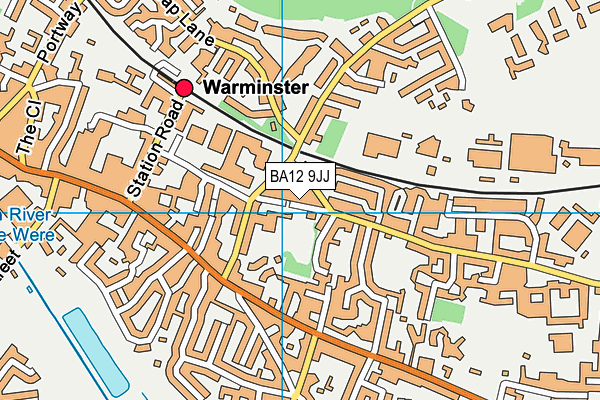 BA12 9JJ map - OS VectorMap District (Ordnance Survey)