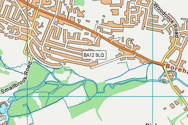 BA12 9LQ map - OS VectorMap District (Ordnance Survey)