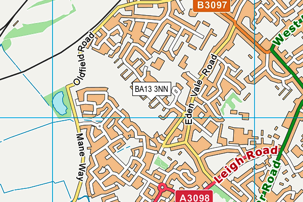 BA13 3NN map - OS VectorMap District (Ordnance Survey)