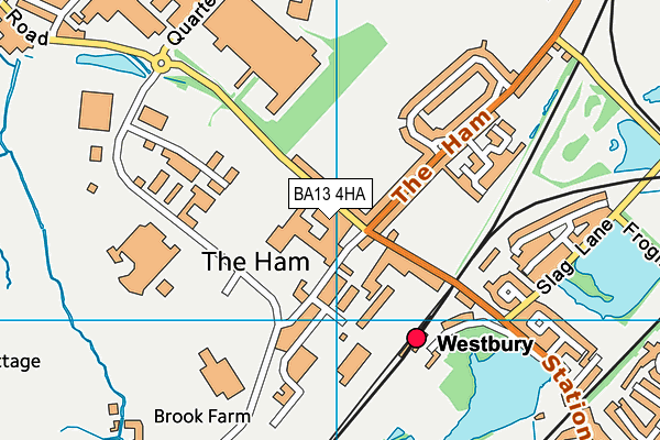 BA13 4HA map - OS VectorMap District (Ordnance Survey)