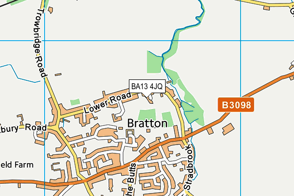 BA13 4JQ map - OS VectorMap District (Ordnance Survey)